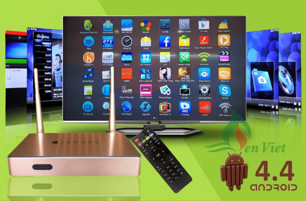 Android box giá rẻ nhất Hà Nội, biến tivi thường thành Smart tivi